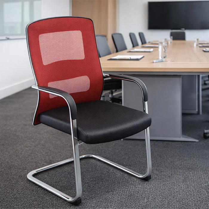 Ghế họp chân quỳ lưng lưới GQ233