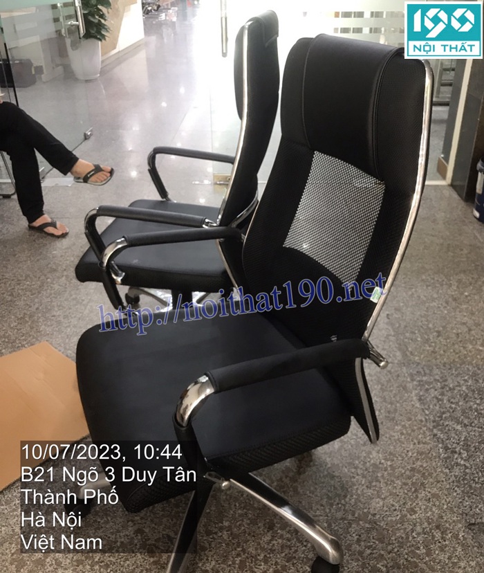 Hình ảnh thực tế ghế xoay lưới GX208-HK