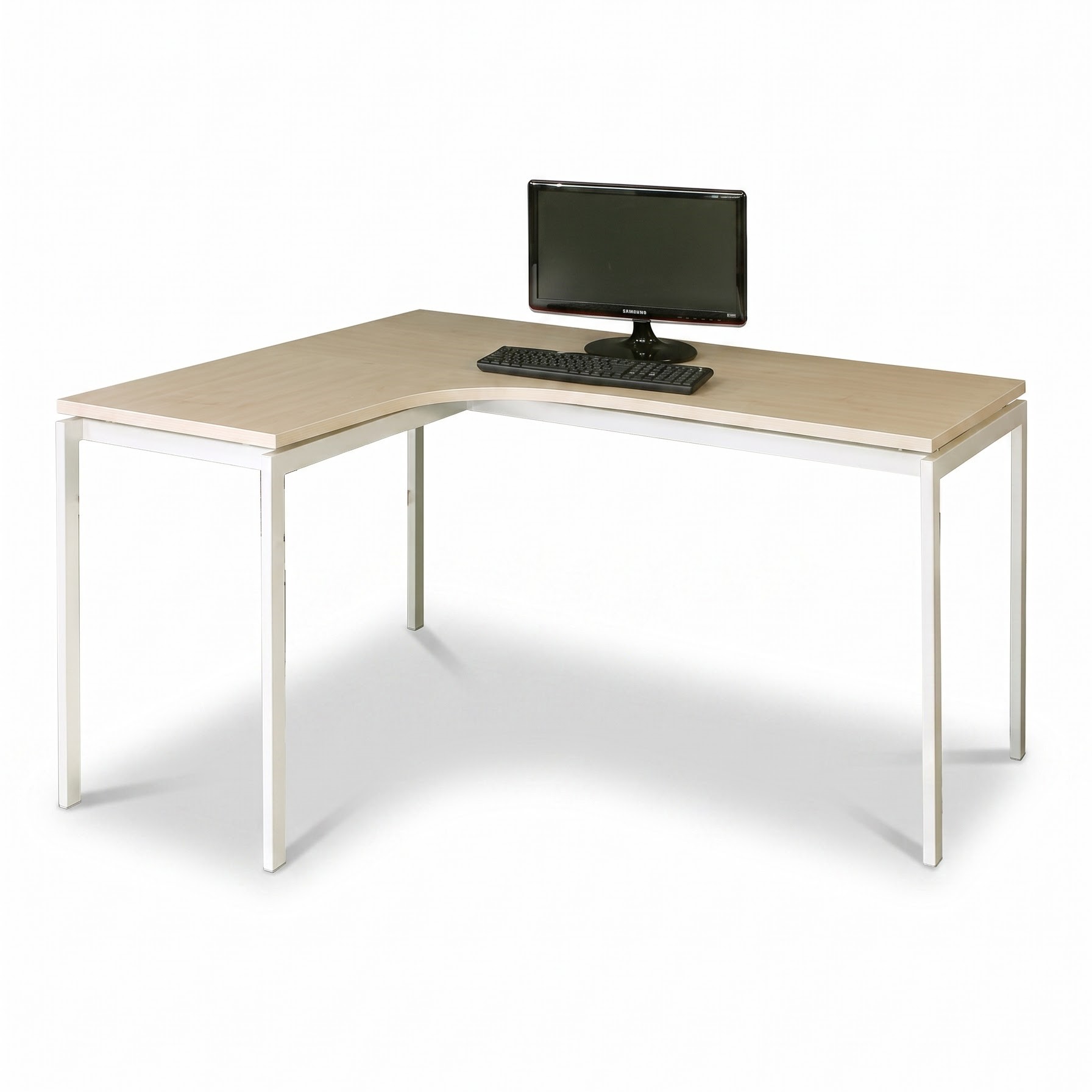 Bàn làm việc chân sắt chữ L BLT04-CH
