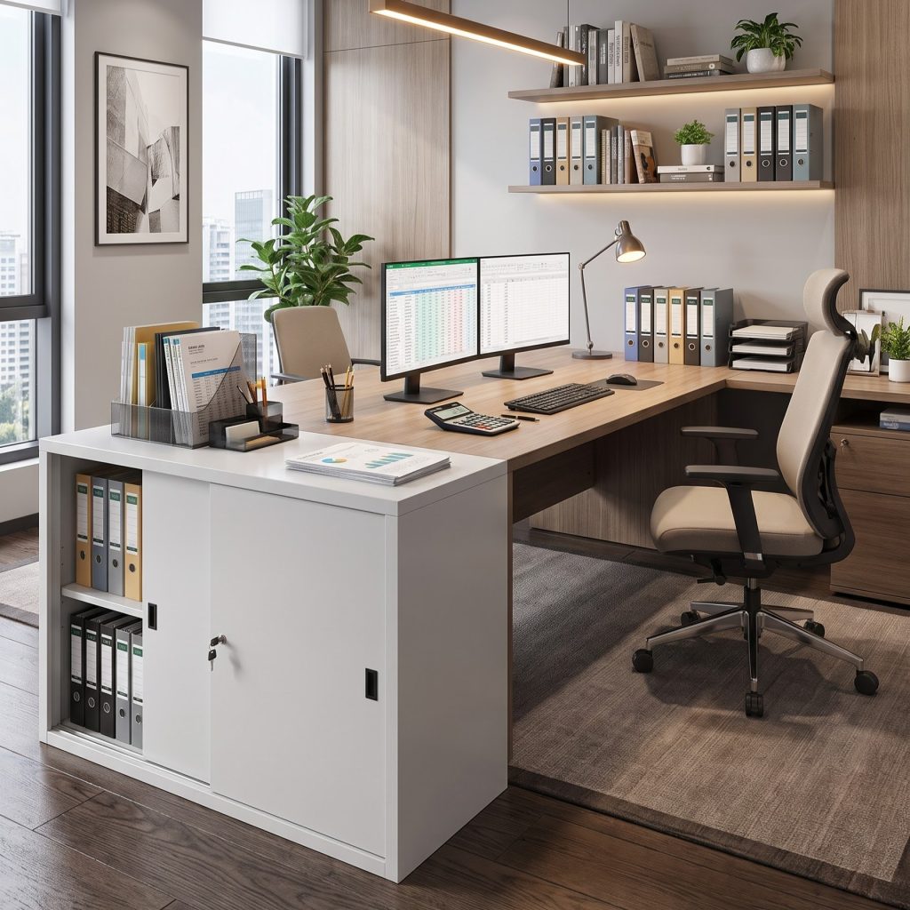 Tủ hồ sơ sắt cánh lùa TL02A