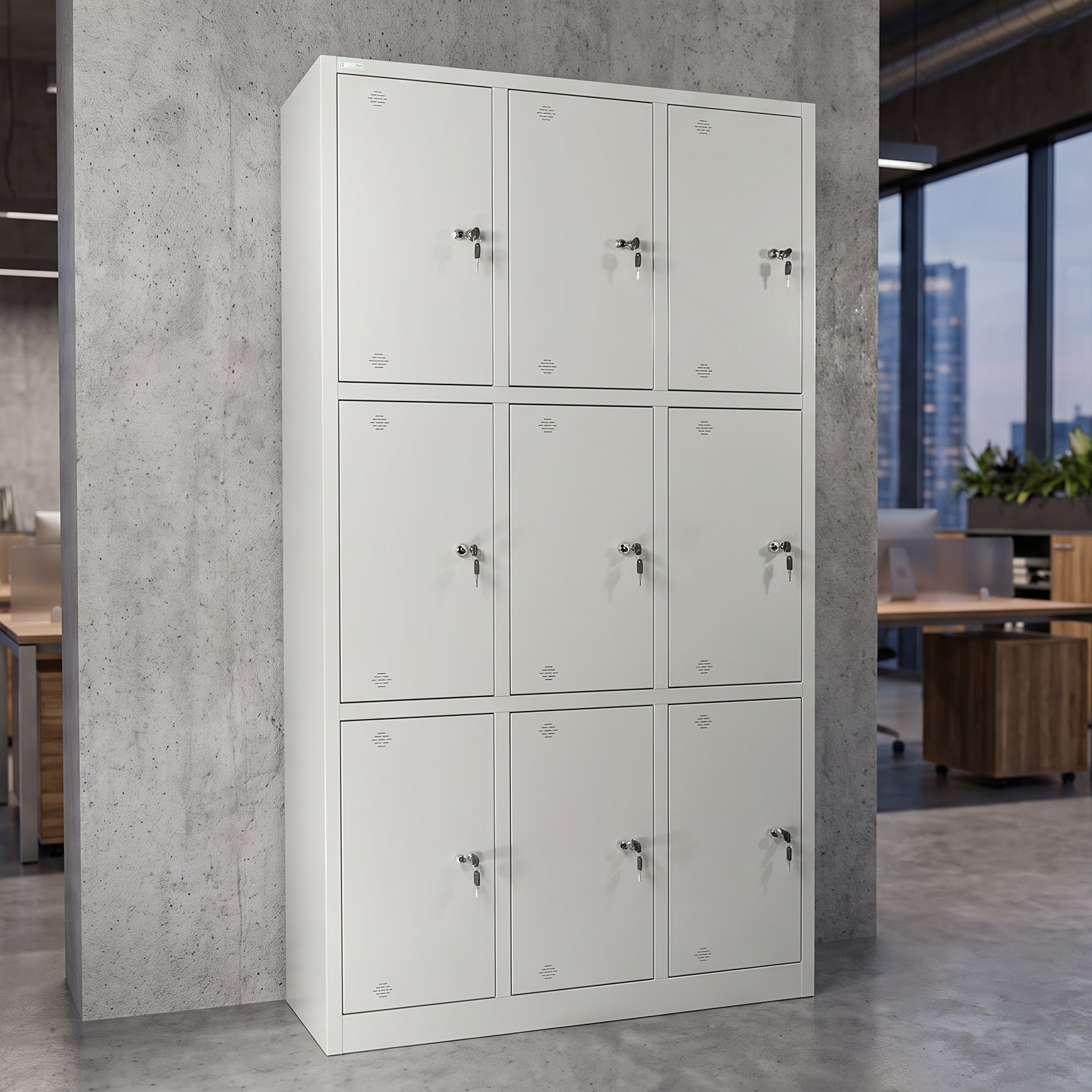 Tủ locker sắt để đồ 9 ngăn TS09