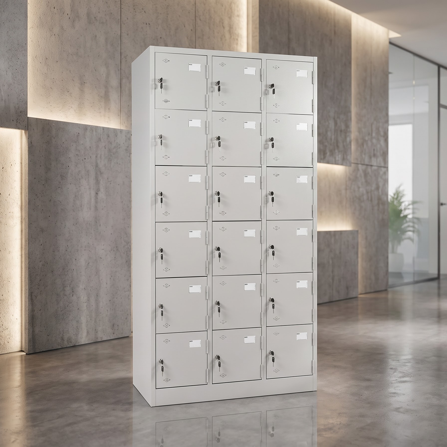 Tủ locker sắt để đồ 18 ngăn TS10