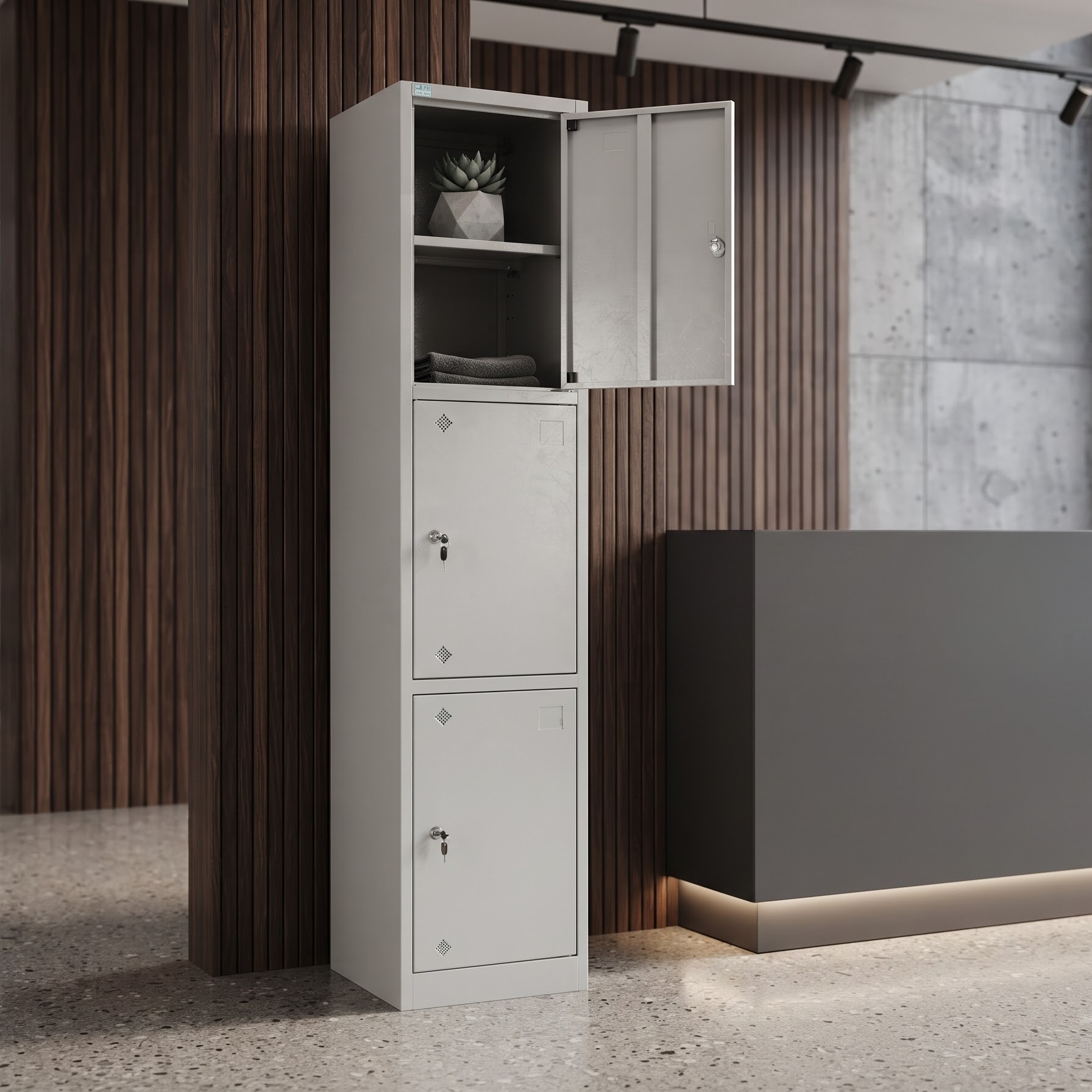 Tủ locker sắt 3 khoang TS13