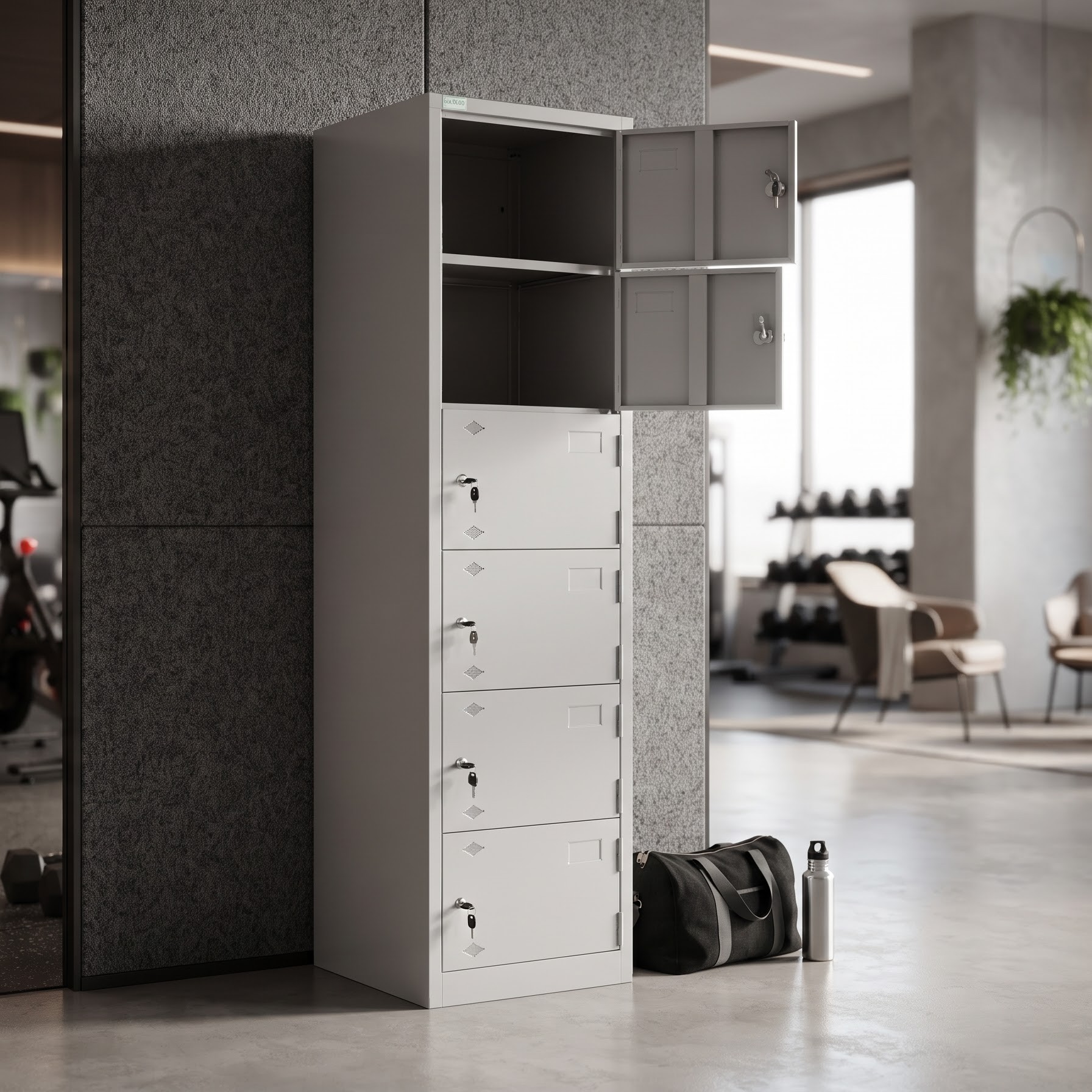 Tủ locker để đồ 6 khoang TS16
