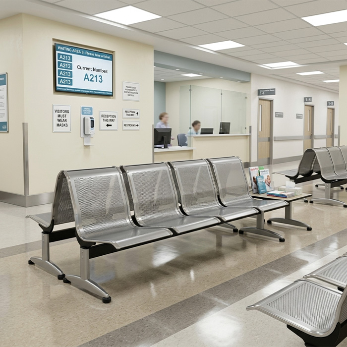 Ghế băng chờ khung sắt GC01S