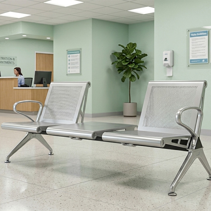 Ghế băng chờ 3 chỗ khung sắt GC06B-3