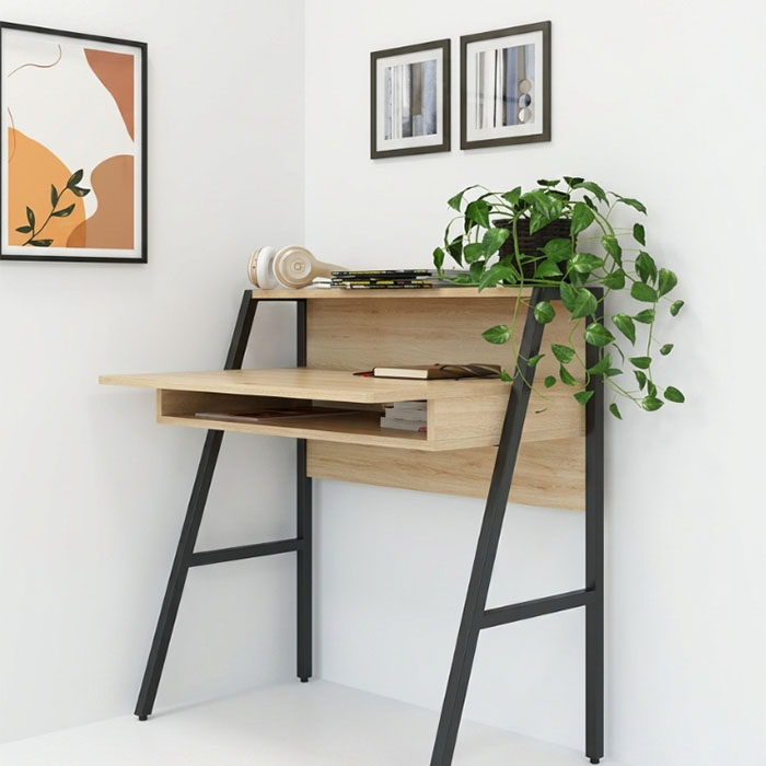 Bàn làm việc khung sắt BGK02-85