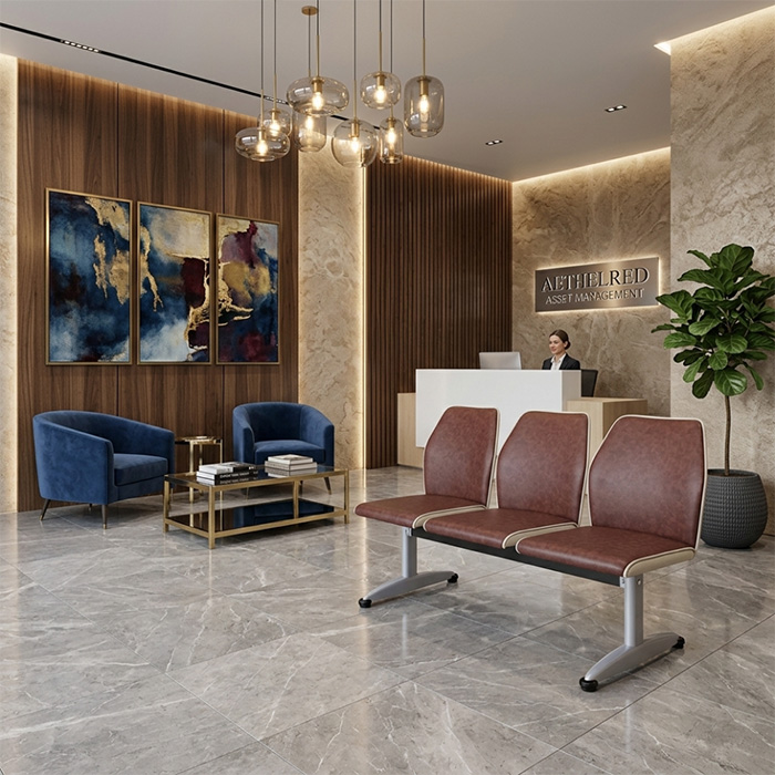 Ghế băng chờ chân sắt GC08