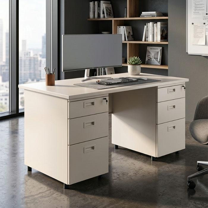 Bàn sắt nhân viên BSS14H3