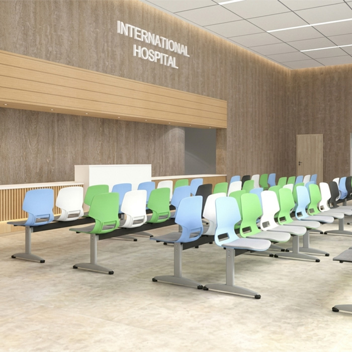 Ghế băng chờ chân sắt GC248B