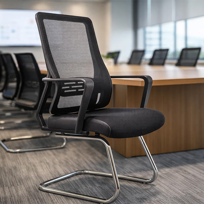 Ghế họp lưới chân quỳ GQ245