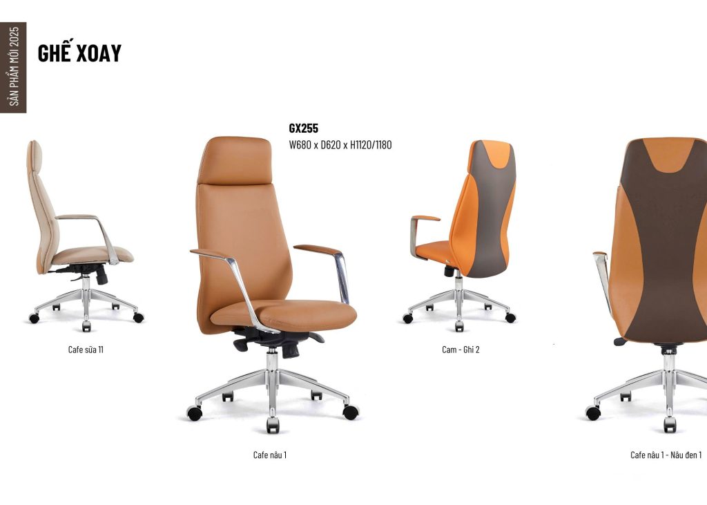 Ghế lãnh đạo lưng cao GX255-HK