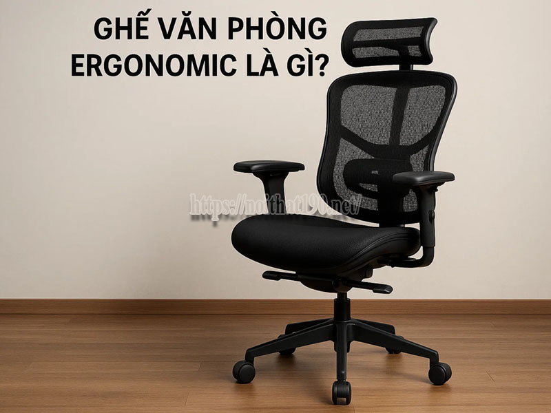 Ghế văn phòng Ergonomic là gì?