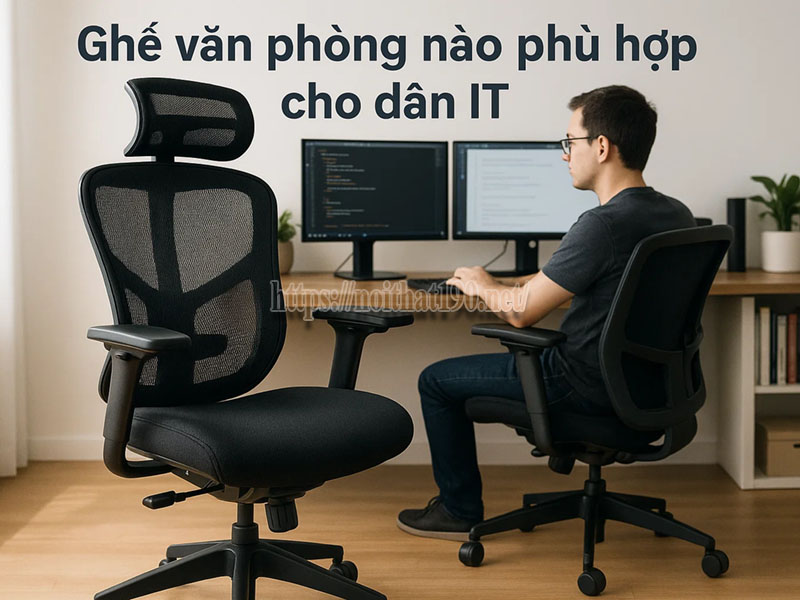 Ghế văn phòng nào phù hợp cho dân IT