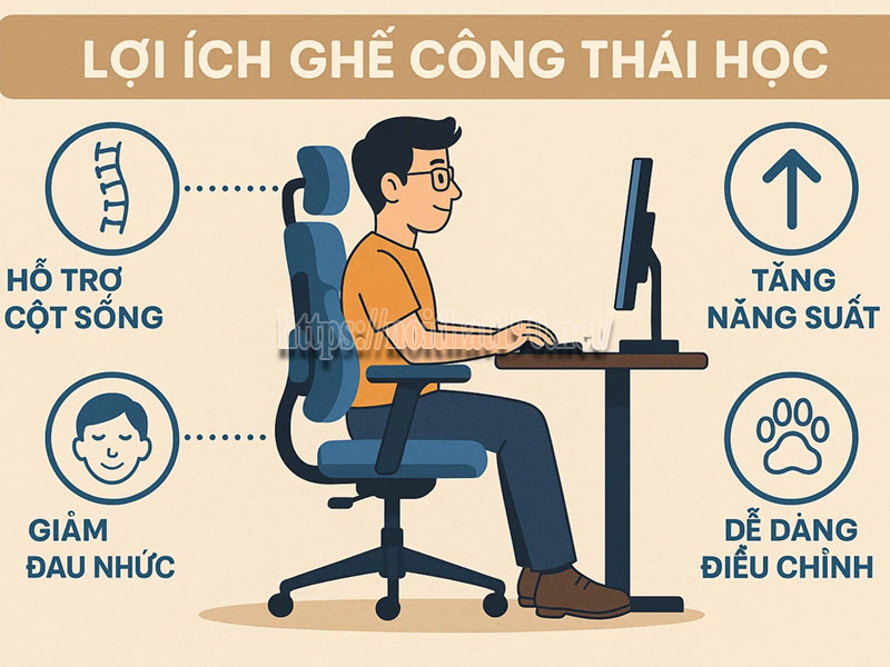 lợi ích ghế công thái học