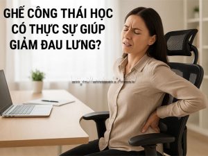 Ghế công thái học có thực sự giúp giảm đau lưng?