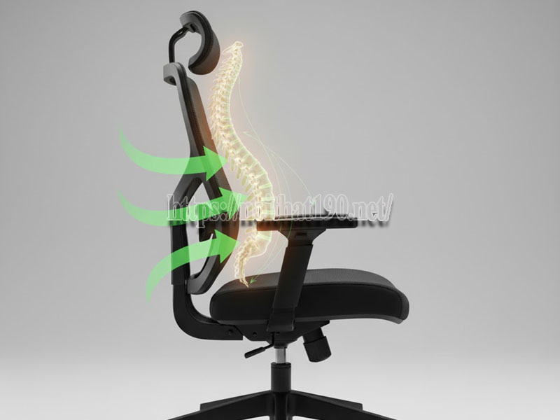 Tác dụng của ghế công thái học với đĩa đệm