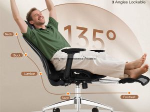 ghế ergonomic 190 cho người thấp