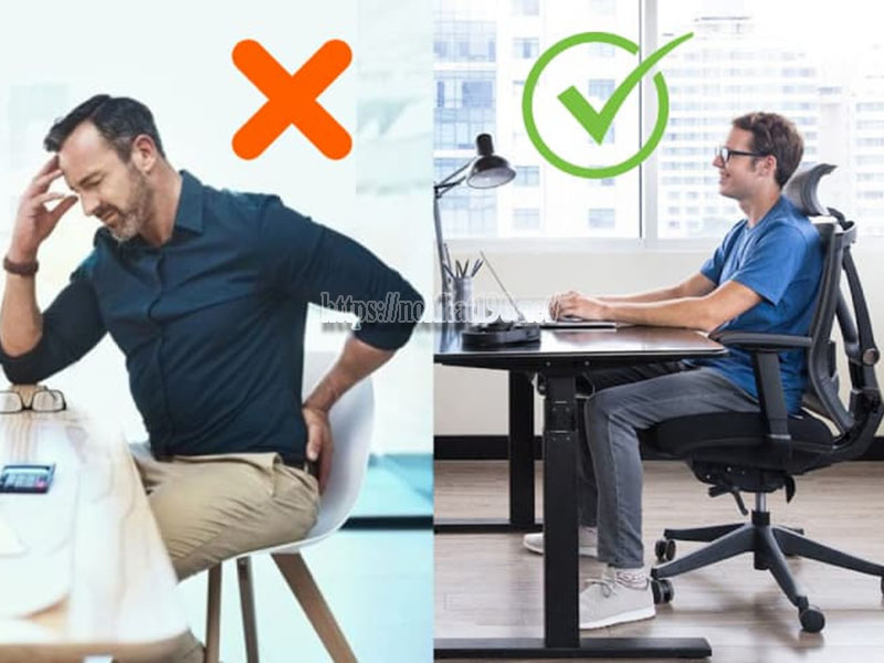Ghế công thái học và bệnh lý văn phòng