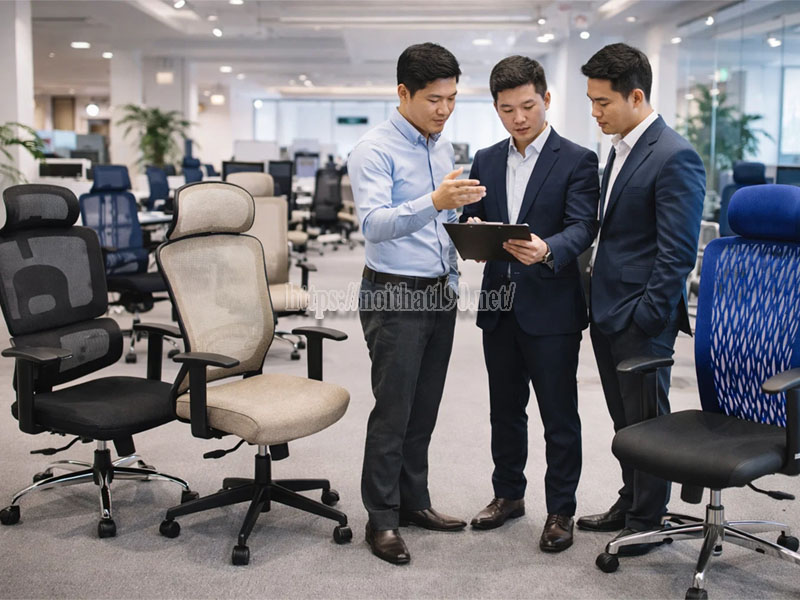 đại lý phân phối ghế công thái học chính hãng