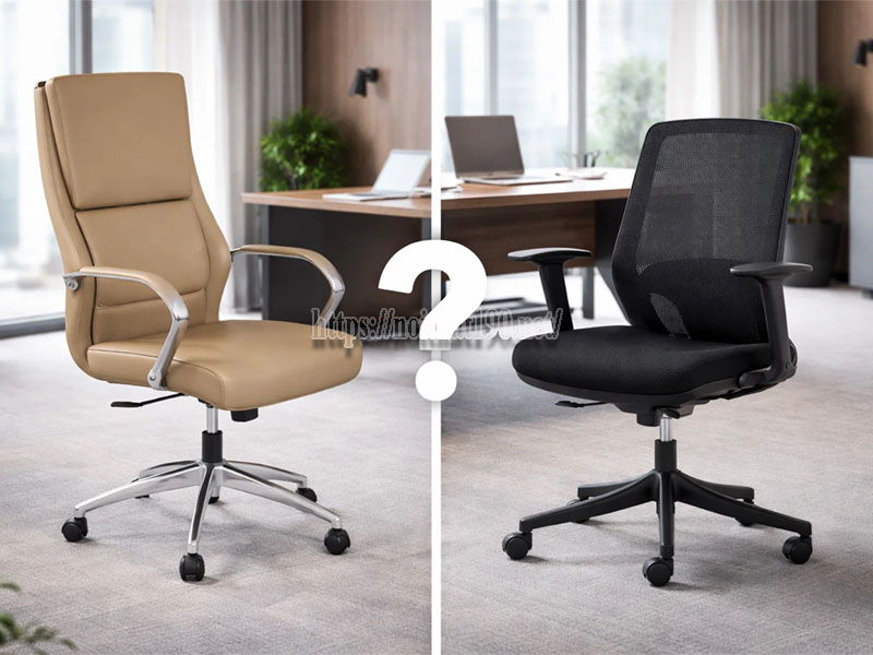 nên mua ghế lãnh đạo hay ghế nhân viên