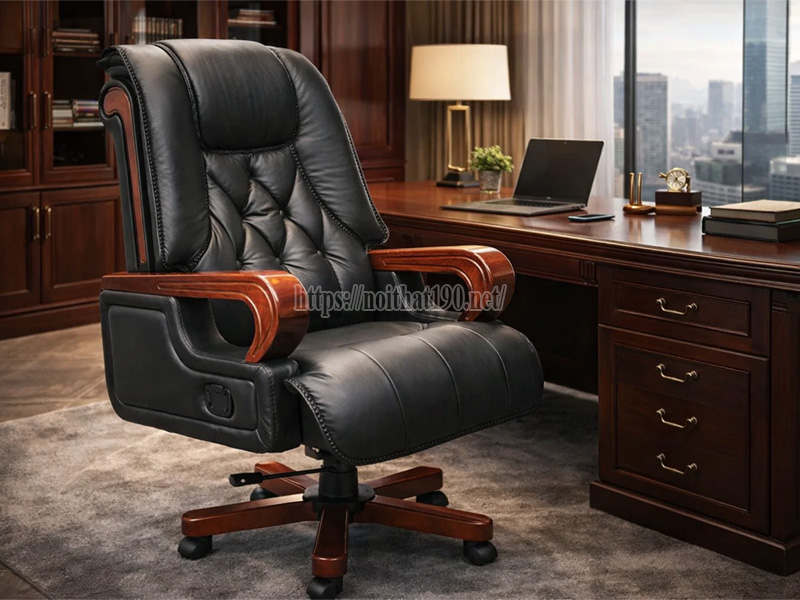 ghế lãnh đạo cho nội thất phòng sếp