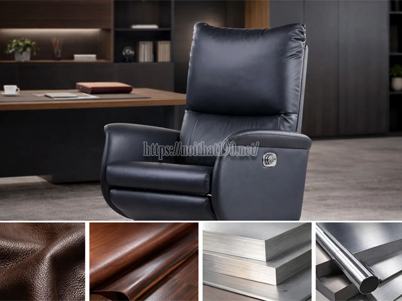 ghế lãnh đạo thường làm bằng gì