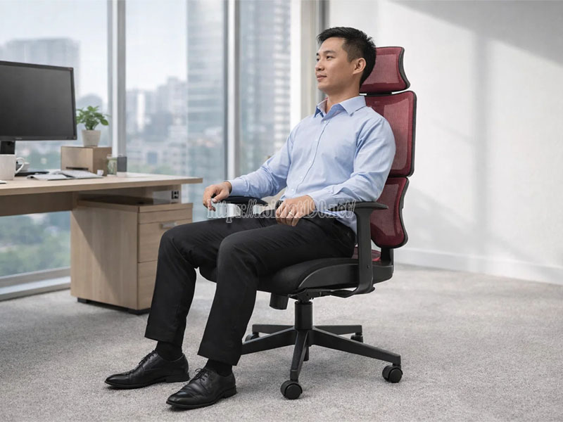 ghế công thái học 190 ngồi thử