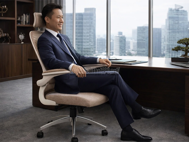 ghế công thái học cho sếp