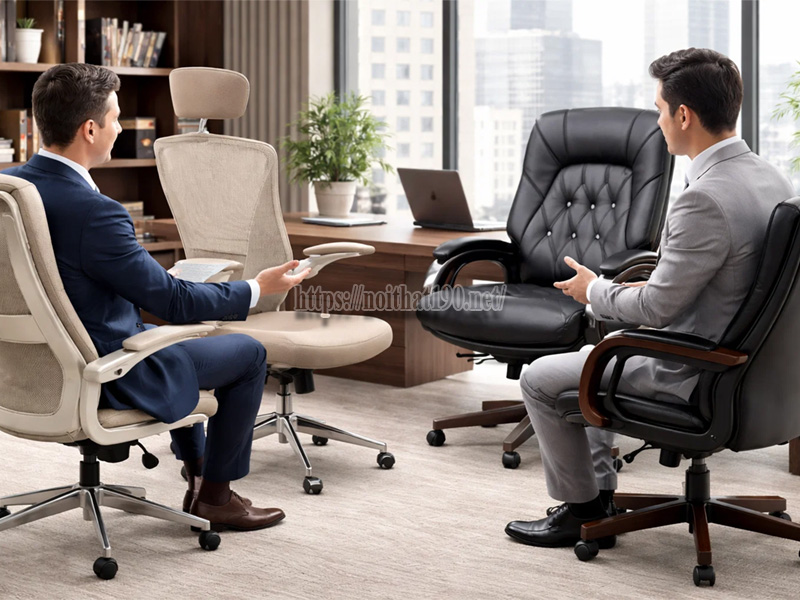 Phân biệt ghế giám đốc và ghế lãnh đạo