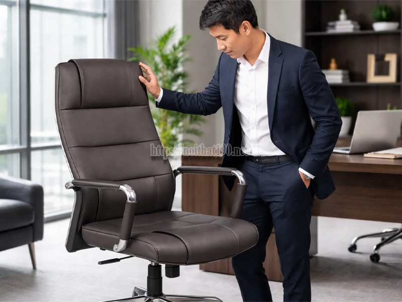 kinh nghiệm chọn ghế giám đốc