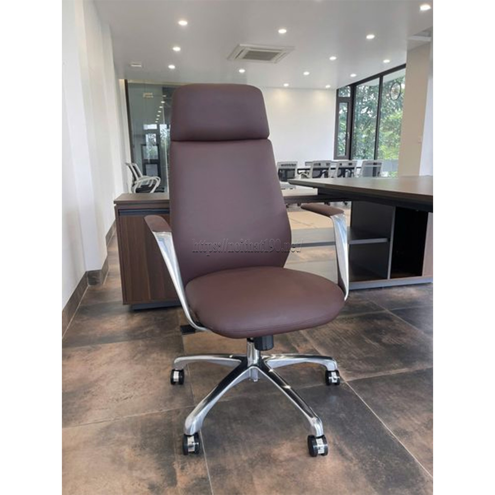 Ghế lãnh đạo da thật 190