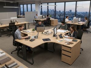 bàn cụm (workstation) nội thất 190