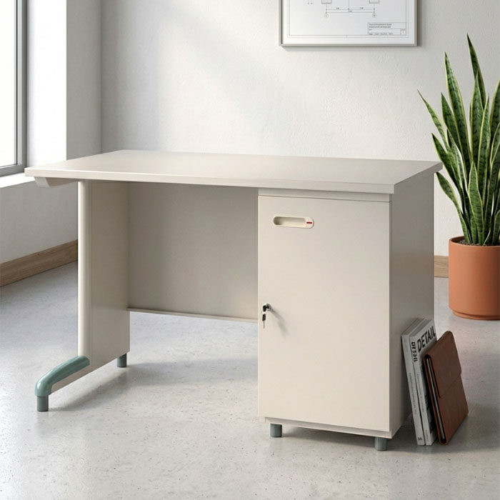 Bàn sắt sơn liền hộc BSS14H1