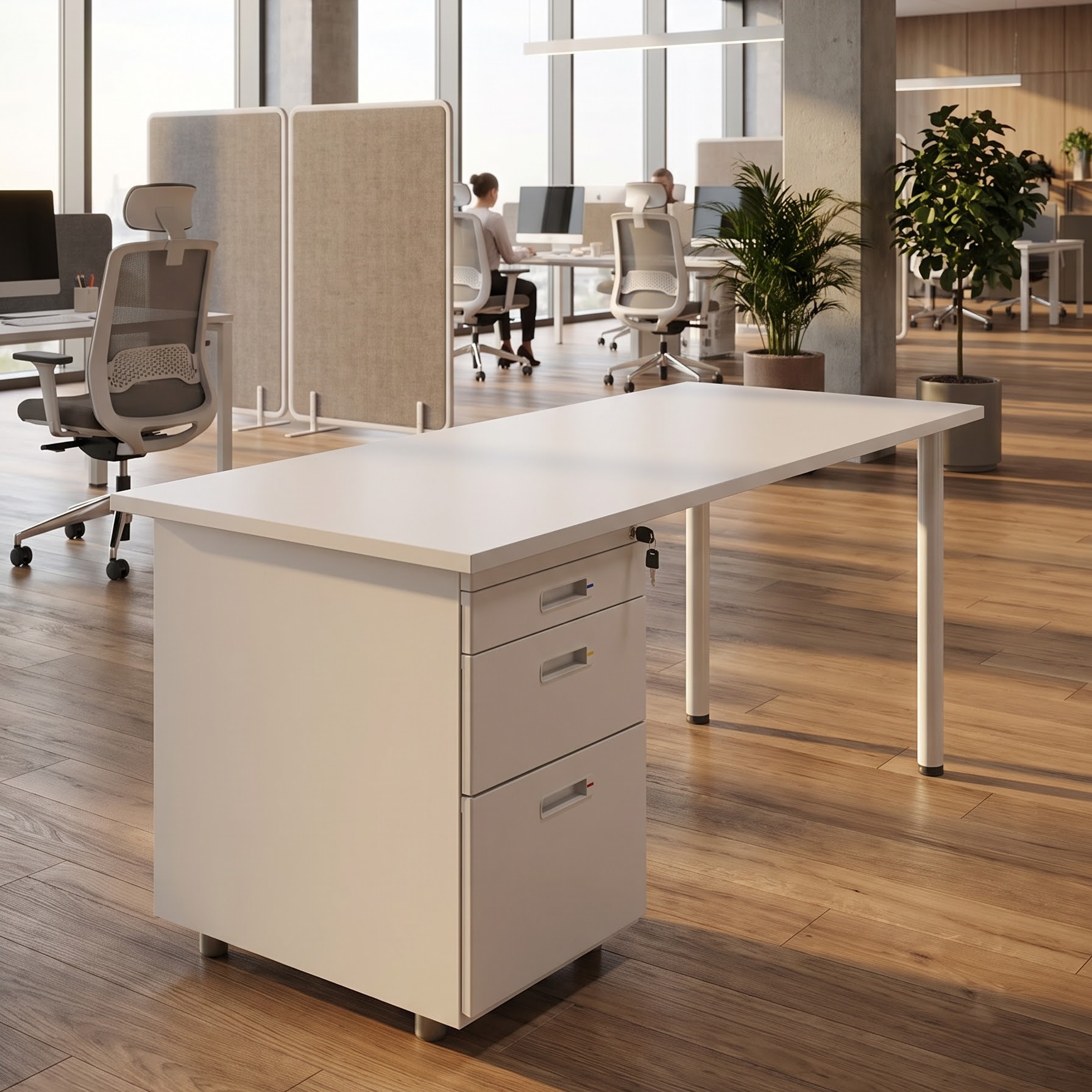 Bàn nhân viên chân sắt BCT16-HS1