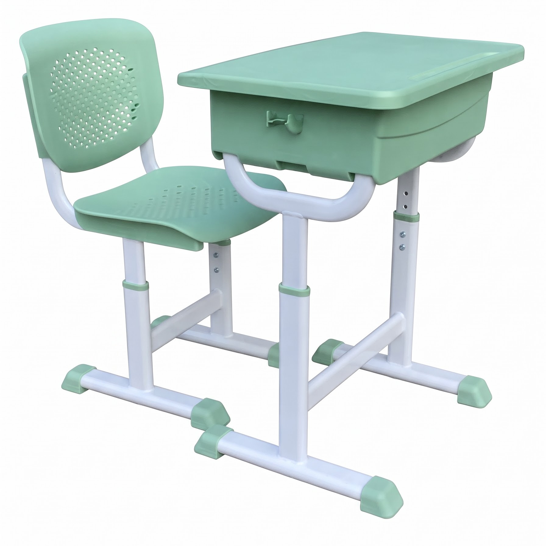 Bàn ghế học sinh khung thép BHS261
