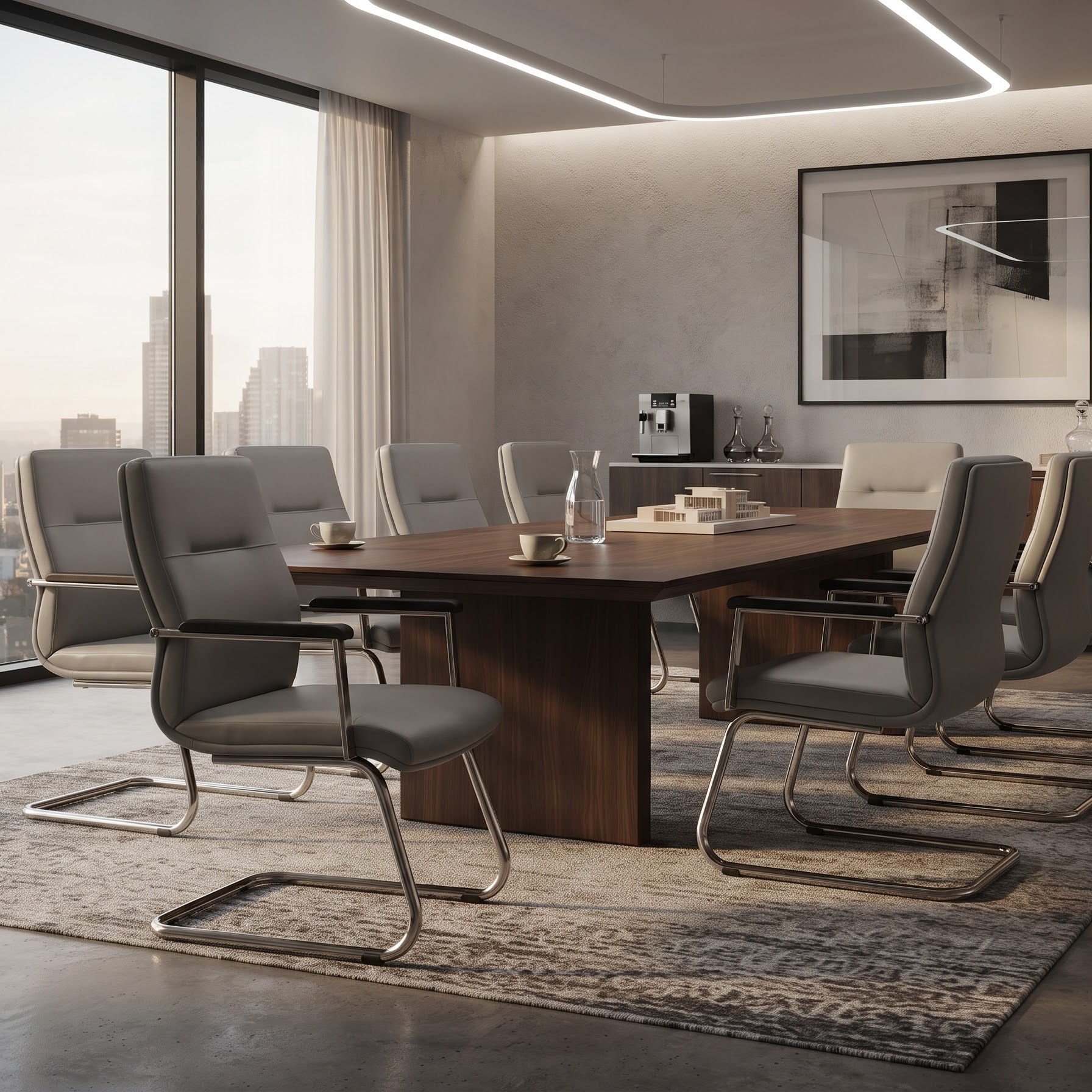 Ghế chân quỳ da công nghiệp GQ275B