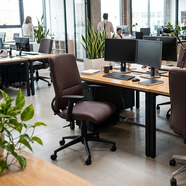 Ghế da công nghiệp đệm xoay GX265