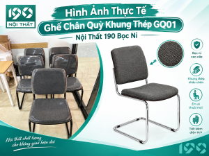 Hình Ảnh Thực Tế Ghế Chân Quỳ Khung Thép GQ01
