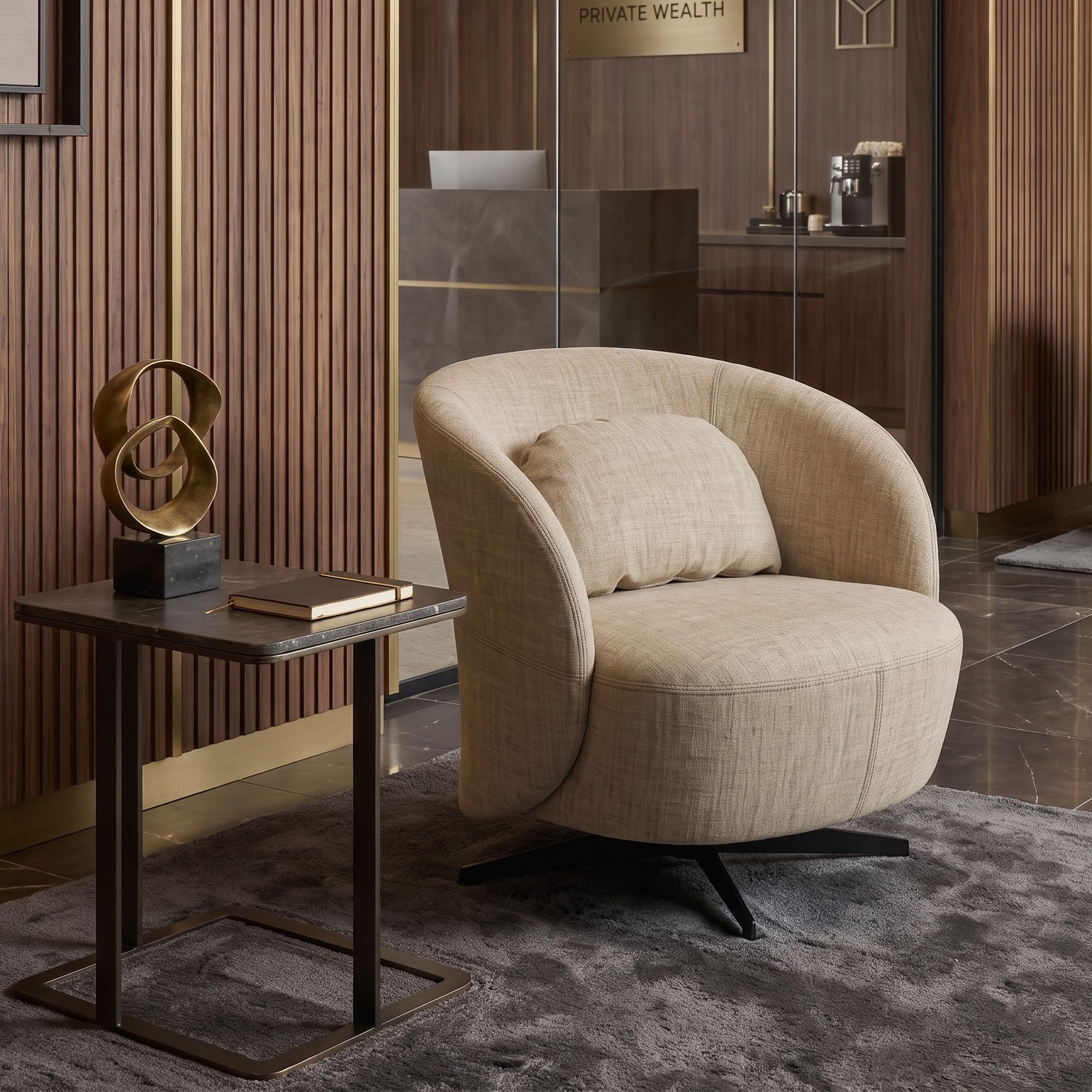 Ghế sofa đơn đệm xoay SP09-S Ghế sofa đơn đệm xoay SP09-S